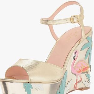 Kate Spade New York Women's Darie Wedge Sandal By the Pool Flamingo